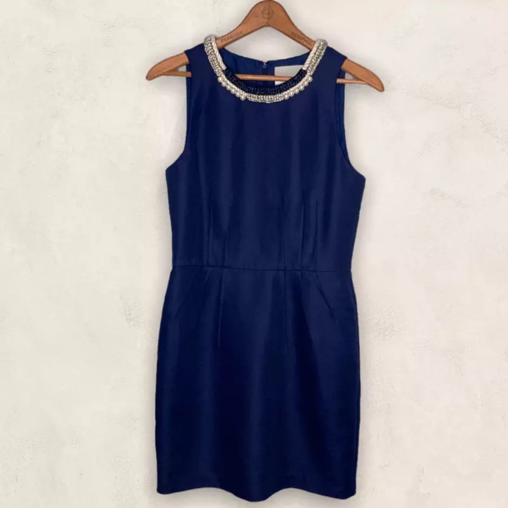 3.1 Phillip Lim Navy Embellished Navy Dress
